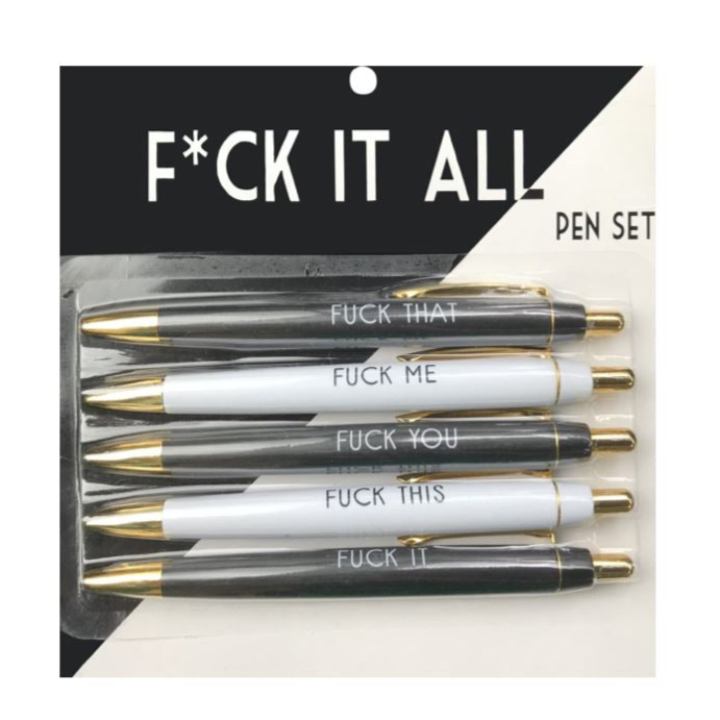 F*CK IT ALL Pen Set – Sew Bonita