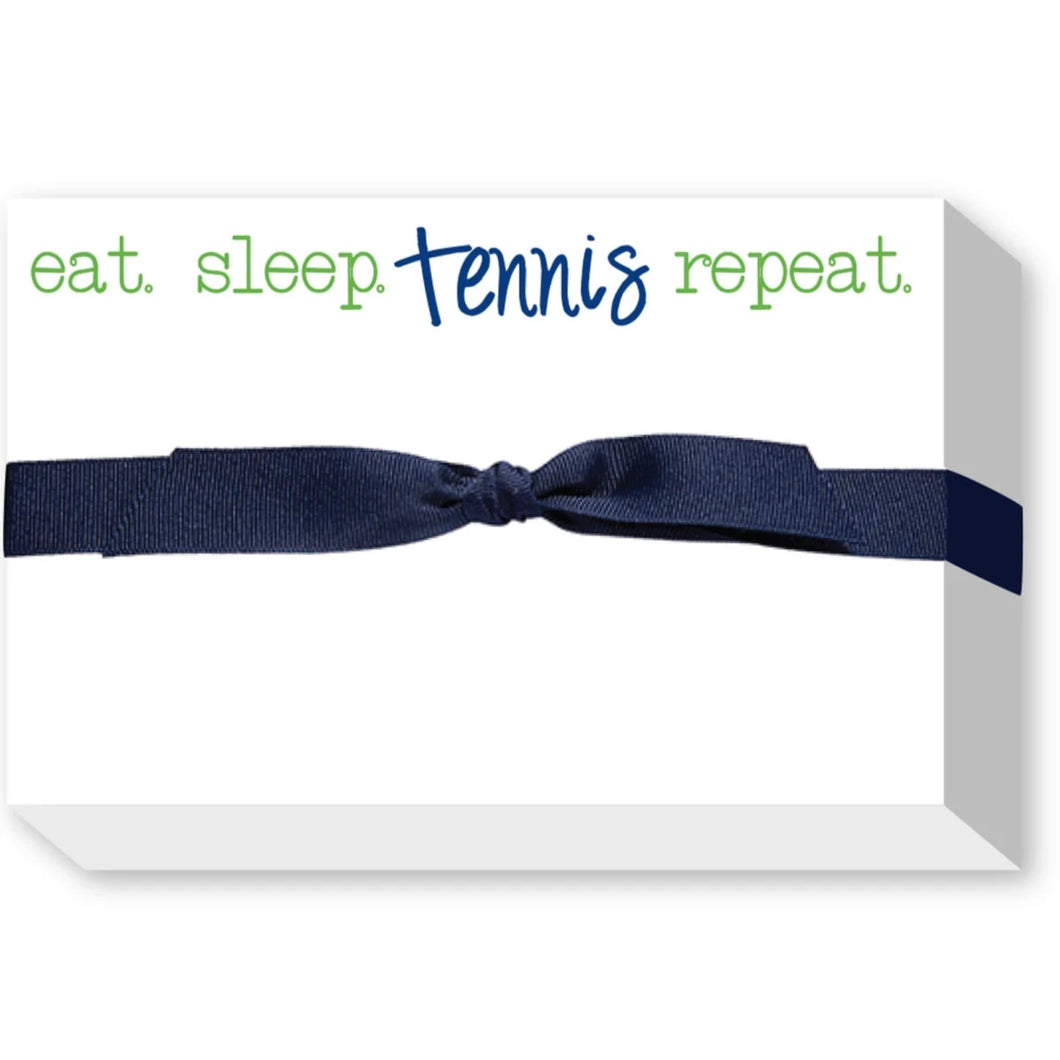 gift under $30 for your tennis partner or team, Tennis notepad, love tennis, gifts under $40 for her