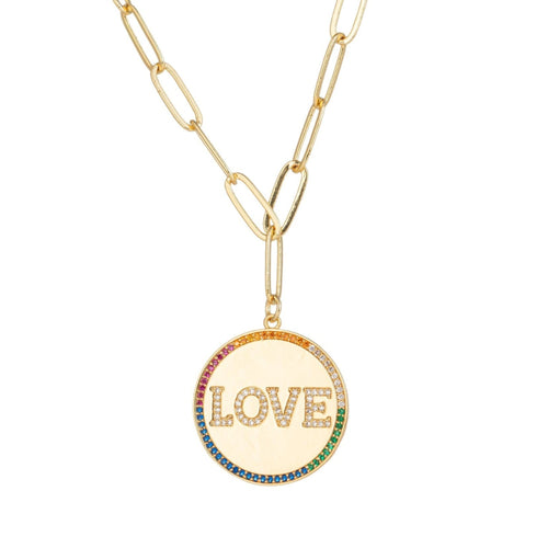 gift under $100 for her, LOVE necklace rainbow, gifts for bestie 30th birthday ideas, gifts for bestie 30th birthday ideas, gifts for girlfriend 30th birthday ideas, gifts for girlfriend 40th birthday ideas